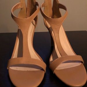 Bamboo strap heels